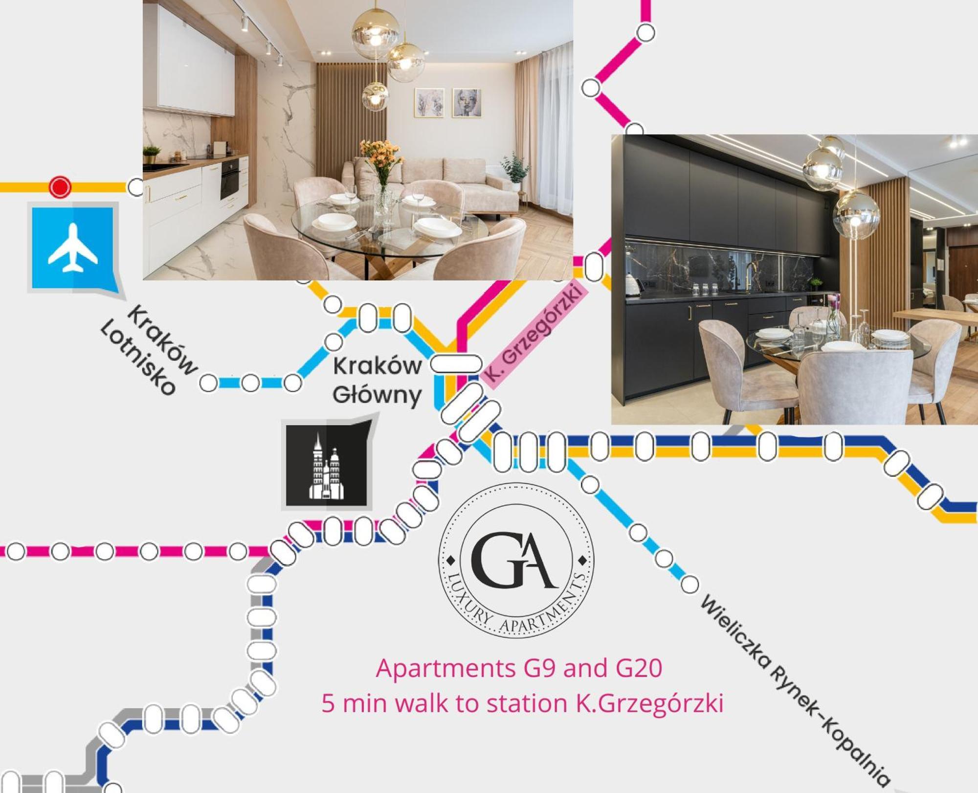 Ga Luxury Apartments G9 كراكوفيا المظهر الخارجي الصورة